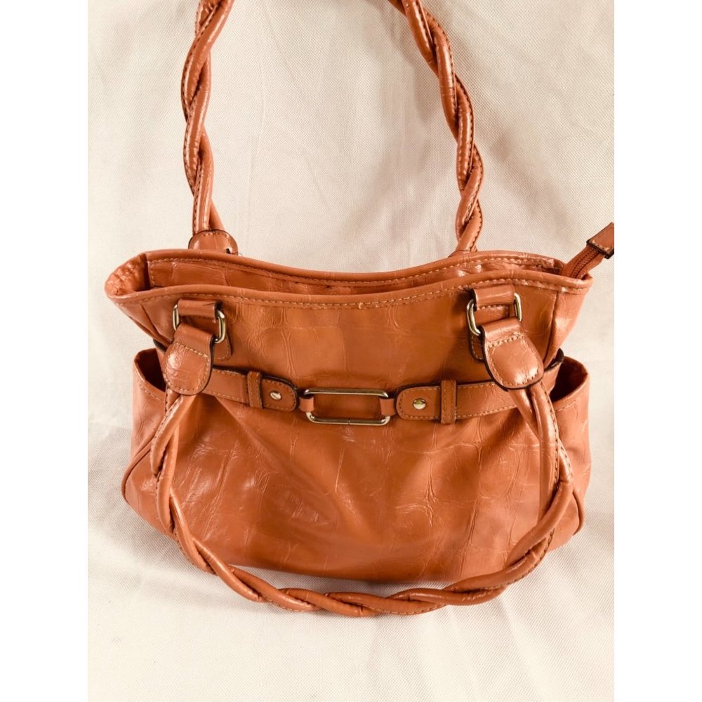 Women's Peach Handbag Zippered